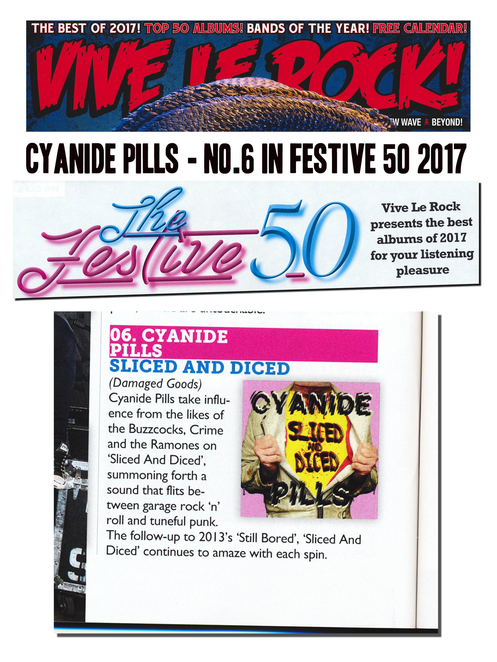 september forræder Colonial Cyanide Pills album - Vive Le Rock's Top 50! - Damaged Goods